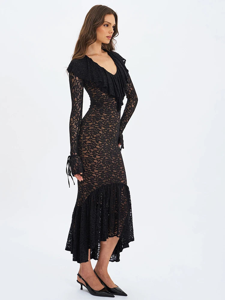 שמלת תחרה מחמיאה – דניאלה