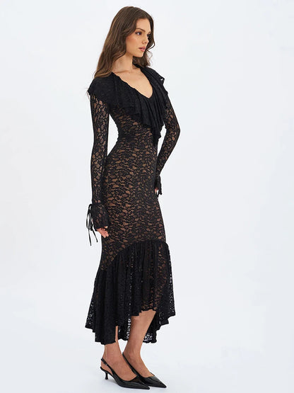 שמלת תחרה מחמיאה – דניאלה