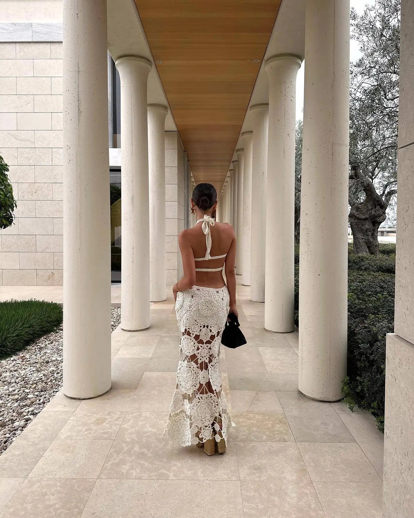 שמלת קרושה ארוכה — ליה