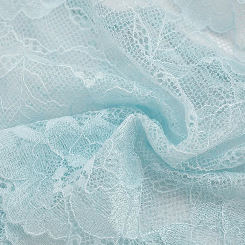 טופ תחרה ודרייפינג קשירה בגב — קלואי